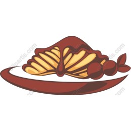 Decadent Chocolate Drizzled Pastry