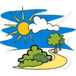 Vibrant Sunny Landscape