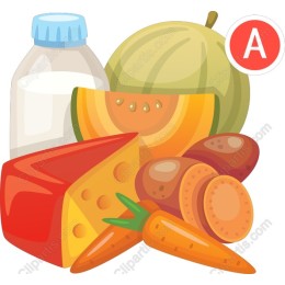 Vibrant Food Composition