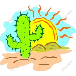 Desert Delight Cactus & Sun