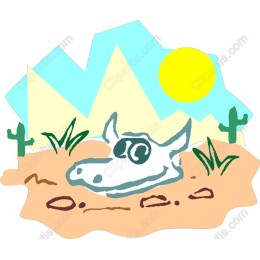 Desert Cow Skull