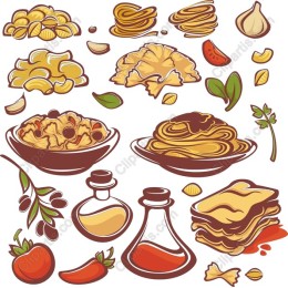 Vibrant Italian Food Collection