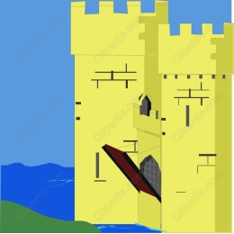 Whimsical Yellow Castle