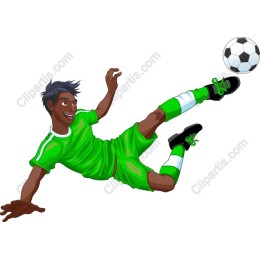 Energetic Soccer Player