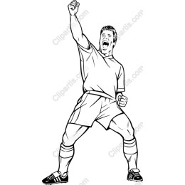 Victory Soccer Player