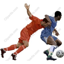 Intense Football Clash
