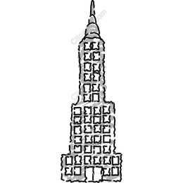 Hand-Drawn Skyscraper