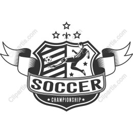 Dynamic Soccer Championship Badge