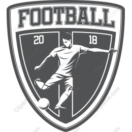 Dynamic Football Player Vintage