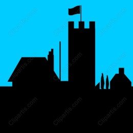 Medieval Tower and House