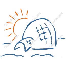 Igloo and Sun