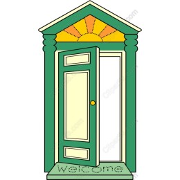Charming Welcome Door