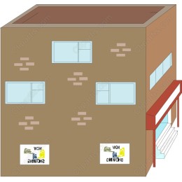 Modern Two-Story Building