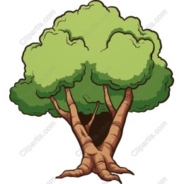 Vibrant Green Tree