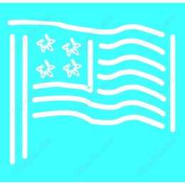 Whimsical American Flag