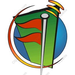 Vibrant Dynamic Flag
