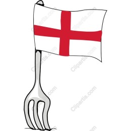 Fork and England Flag