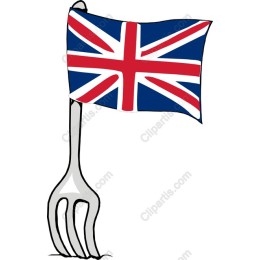 Fork with UK Flag