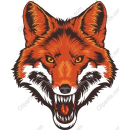 Fierce Fox Head