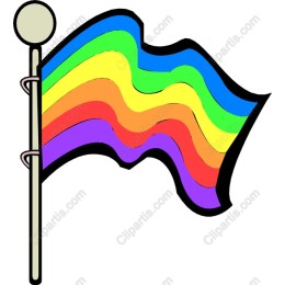 Vibrant Rainbow Flag