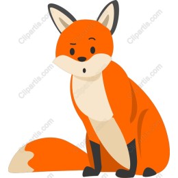 Charming Cartoon Fox