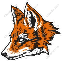 Stylish Fox Head