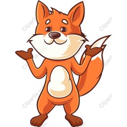 Adorable Cartoon Fox