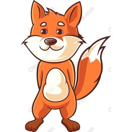 Charming Playful Fox