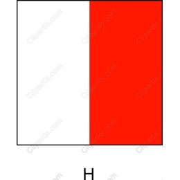 Bold Red and White