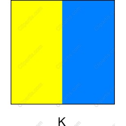 Vibrant Yellow and Blue Split Color
