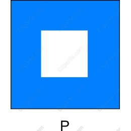 Bold Blue P