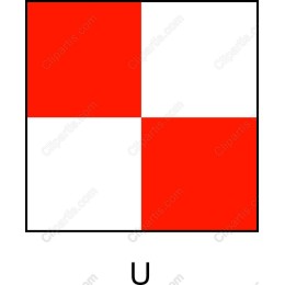 Vibrant Split Color Square