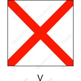 Bold Red 'X'