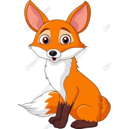 Adorable Cartoon Fox