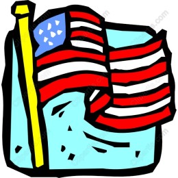 Vibrant American Flag