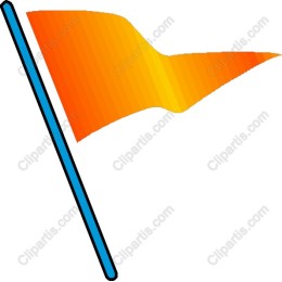 Orange Gradient Flag