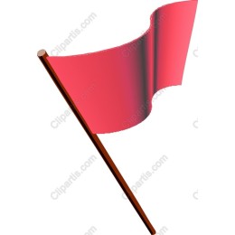 Vibrant Red Flag