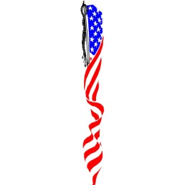 Patriotic American Flag Ribbon