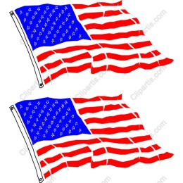 Wavy American Flag