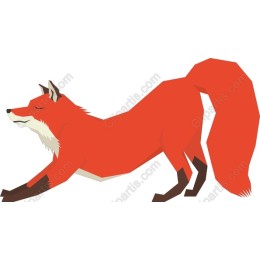 Serene Red Fox