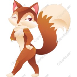 Stylish Fox Character