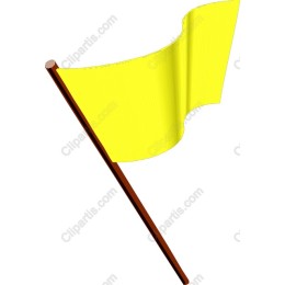 Vibrant Yellow Flag