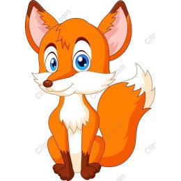 Charming Cartoon Fox