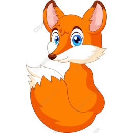 Charming Cartoon Fox