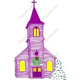 Whimsical Purple Church