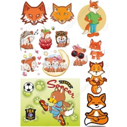 Fox Clipart Collection - Adorable