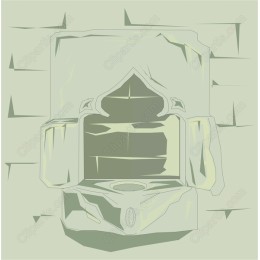 Stylized Wall Fountain