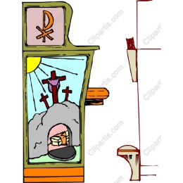 Stylized Religious Scene