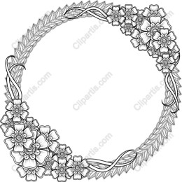 Elegant Floral Frame