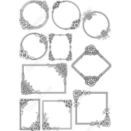 Floral Frames Bundle